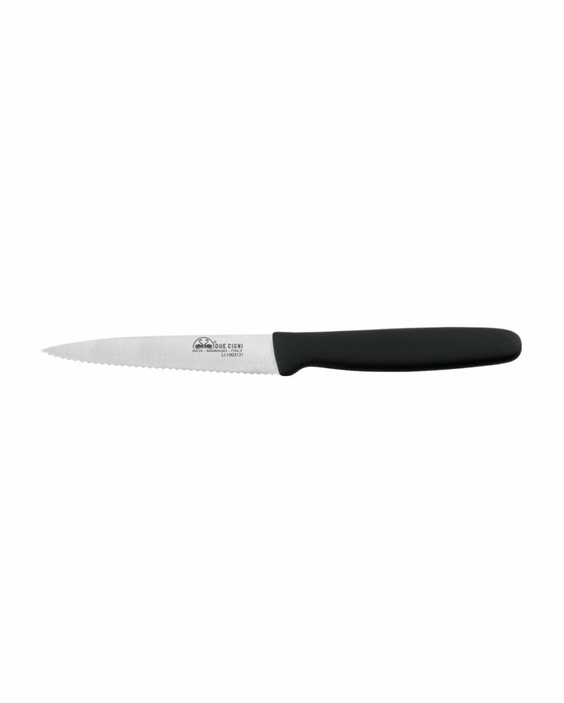 Μαχαίρι ξεφλουδίσματος με λεπίδα 11 εκ. και σκληρότητα HRC 54-55 της Due Cigni