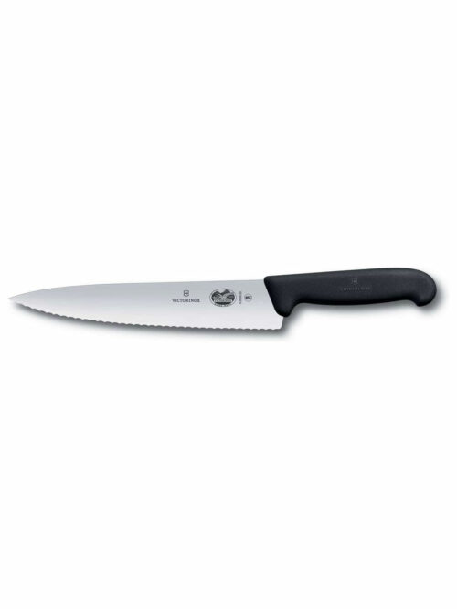 Μαχαίρι σεφ 19 εκ. οδοντωτό με λαβή Fibrox της Victorinox