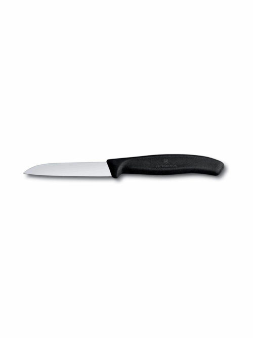 Μαχαίρι κουζίνας ίσιο 8 εκ. με μαύρη λαβή Swiss Classic της Victorinox