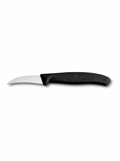 Μαχαίρι παπαγαλάκι ανοξείδωτο 6 εκ. με μαύρη λαβή Swiss Classic της Victorinox