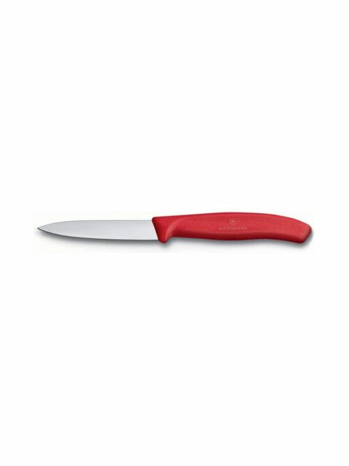 Μαχαίρι κουζίνας μυτερό 8 εκ. με κόκκινη λαβή Swiss Classic της Victorinox