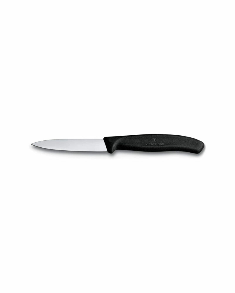 Μαχαίρι κουζίνας μυτερό 8 εκ. με μαύρη λαβή Swiss Classic της Victorinox