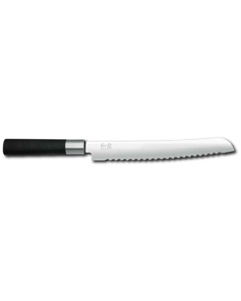 Μαχαίρι ψωμιού 23 εκ. Wasabi Black 6723B - Kai
