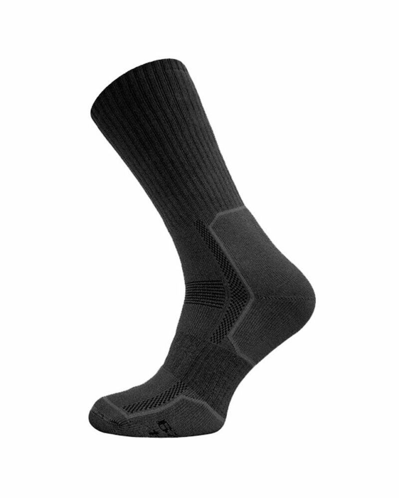 Μαύρες κάλτσες με επίπεδη ραφή toe για την εργασία
