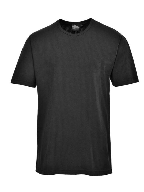 Ισοθερμικό κοντομάνικο μπλουζάκι μαύρο B120 Portwest