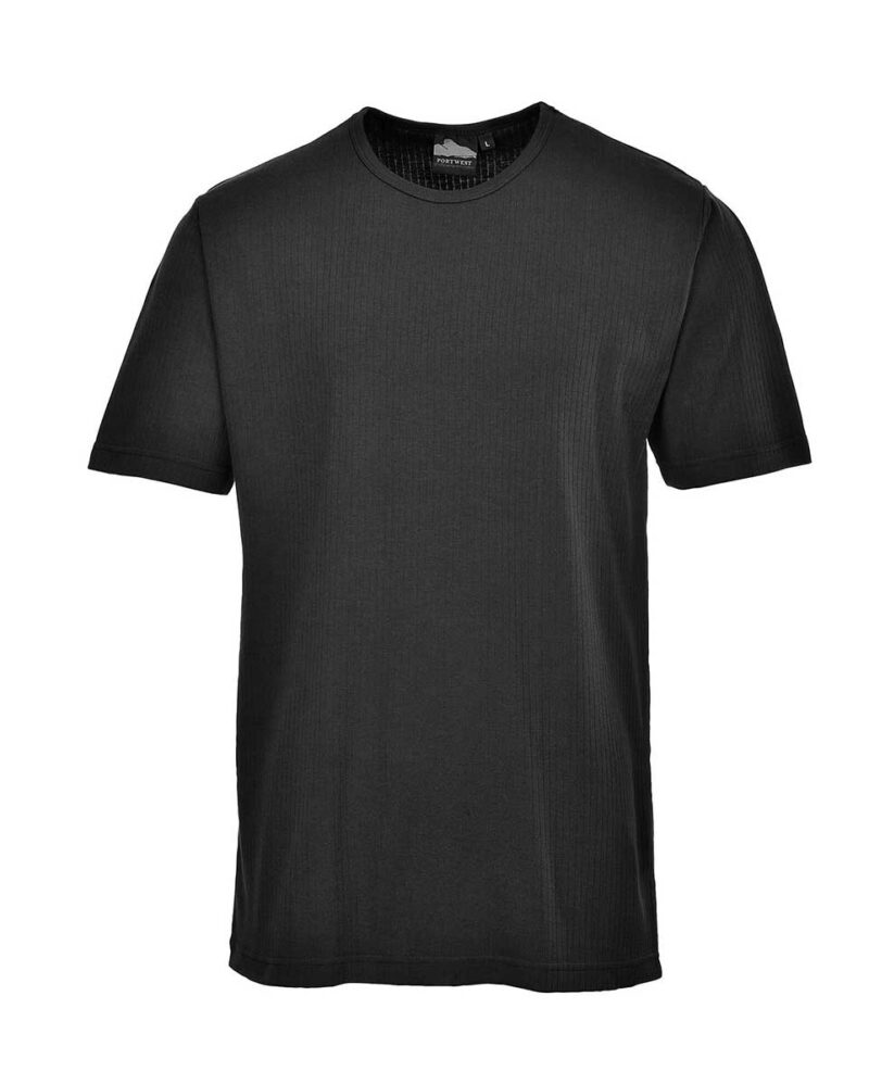 Ισοθερμικό κοντομάνικο μπλουζάκι μαύρο B120 Portwest