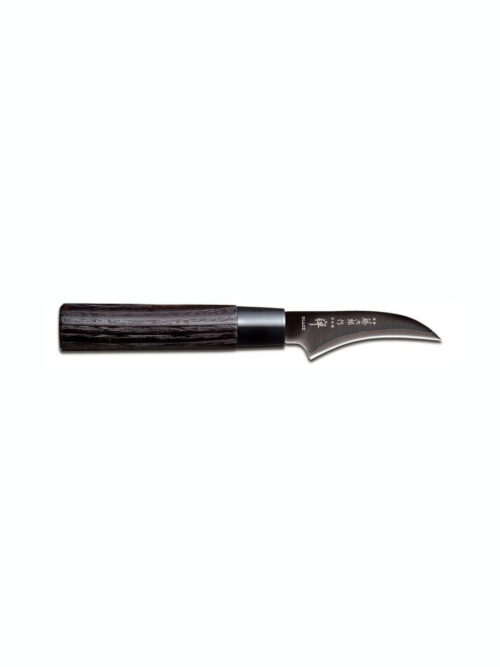 Μαχαίρι παπαγαλάκι 7 εκ. με λαβή καστανιάς Black Zen της Tojiro