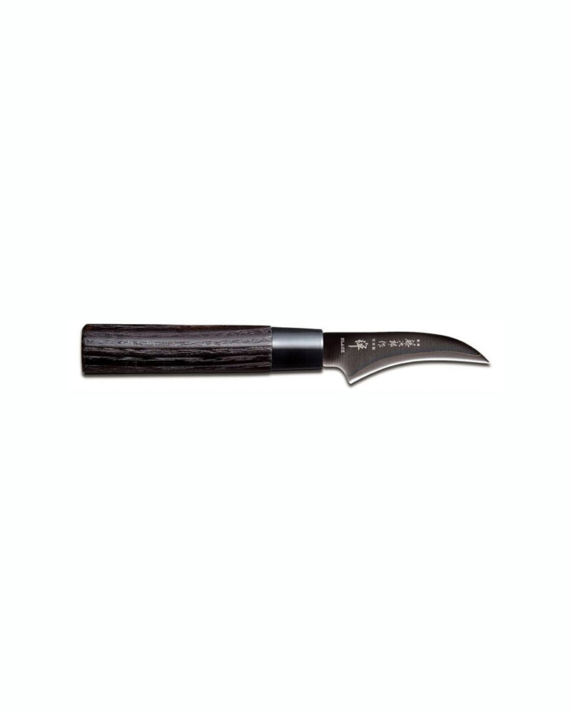 Μαχαίρι παπαγαλάκι 7 εκ. με λαβή καστανιάς Black Zen της Tojiro