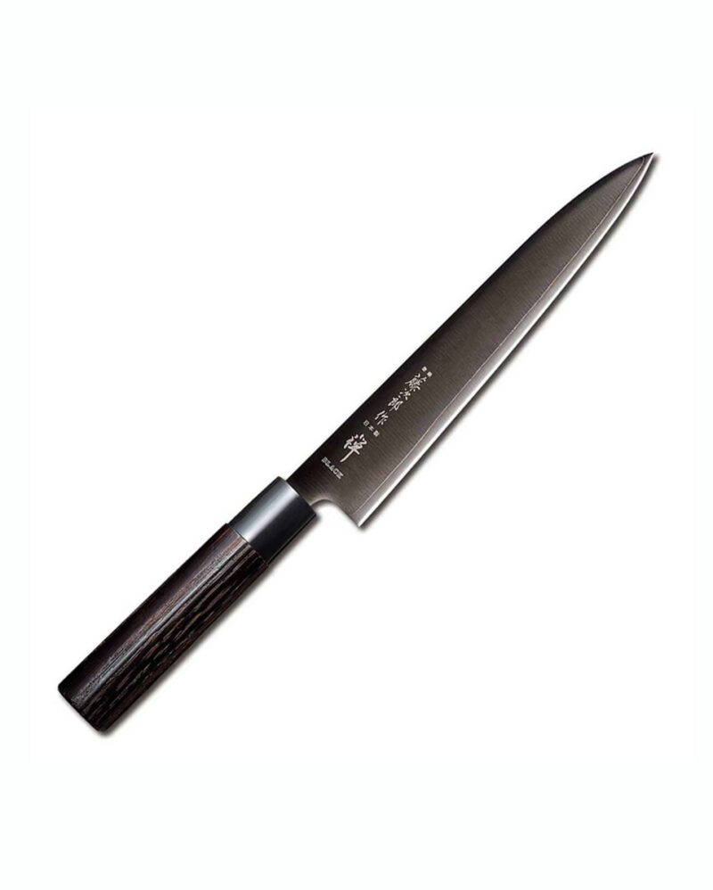 Μαχαίρι τεμαχισμού 21 εκ. με λαβή καστανιάς Black Zen - Tojiro