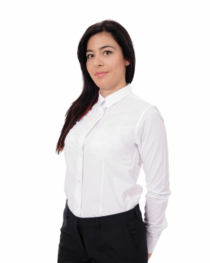 Μακρυμάνικο πουκάμισο γυναικείο Lori της Uniform λευκό