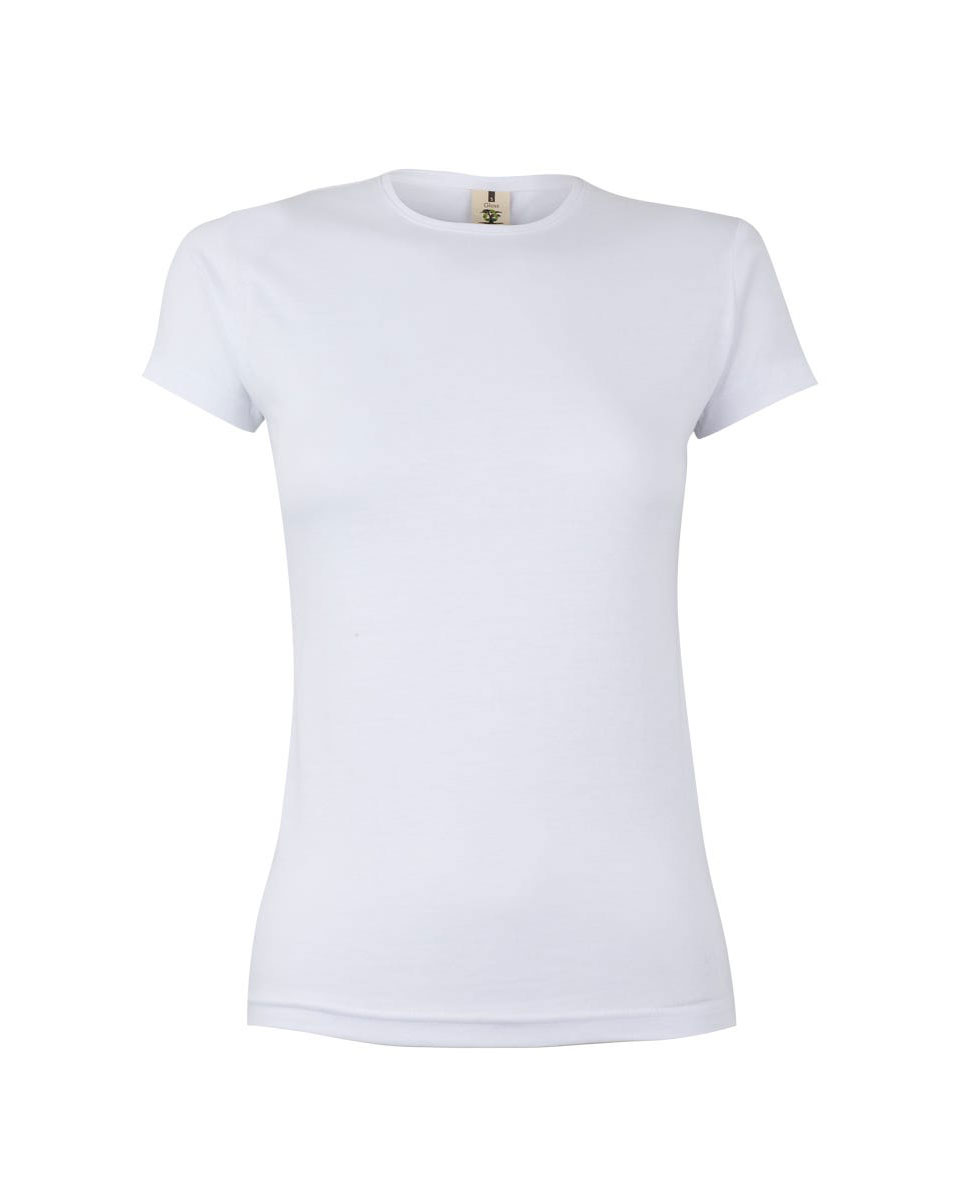 Μπλούζα γυναικεία κοντομάνικη λευκή MK170WV Mukua μπροστά όψη