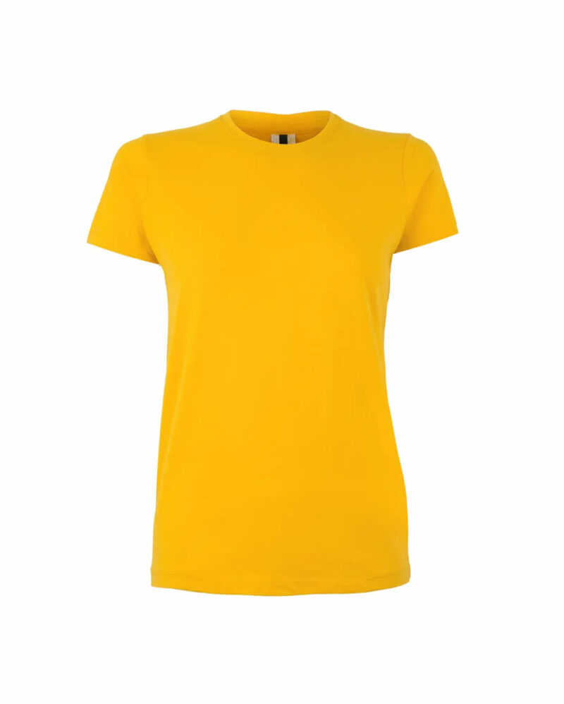 γυναικεία κοντομάνικη μπλούζα MK170CV της Mukua κίτρινη