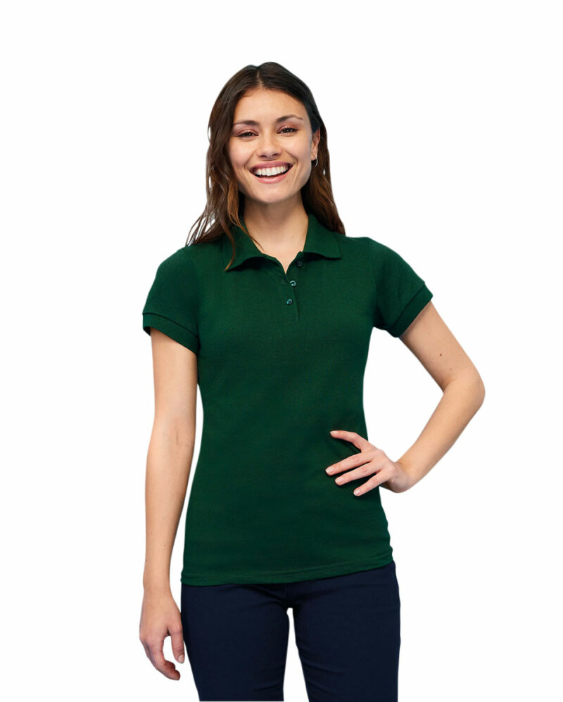 Γυναικεία μπλούζα polo Perfect της Sol's πράσινη