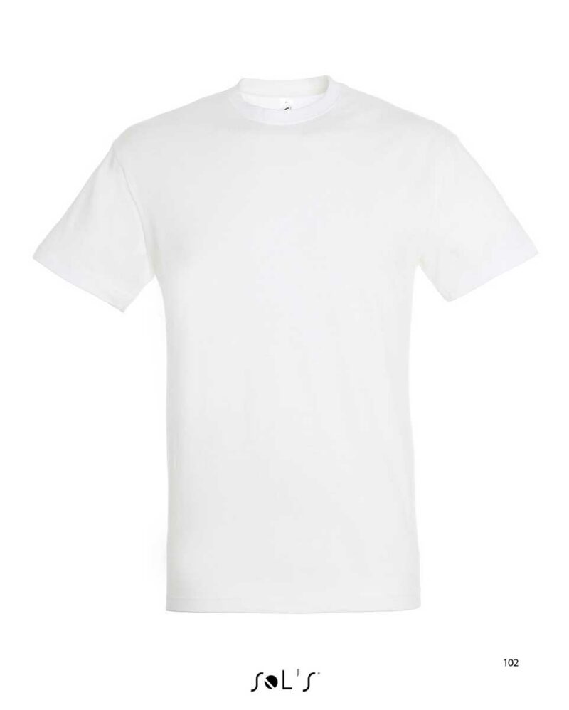 Μπλούζα Unisex λευκή κοντομάνικη Regent Sol's