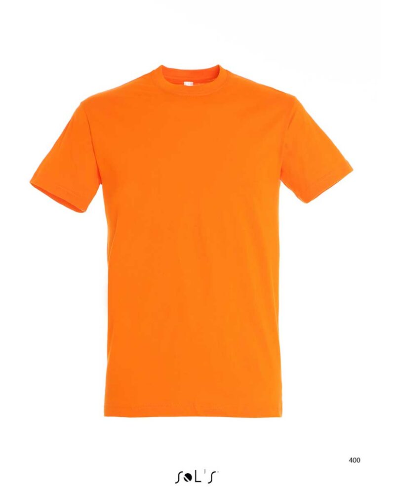 Μπλούζα Unisex πορτοκαλί σκούρο κοντομάνικη Regent Sol's